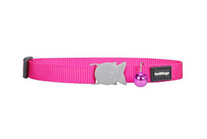 Picture of Red Dingo Cat Collar - Hot Pink - 20-32cm