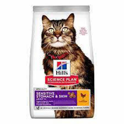 Picture of Hills Feline Adult Sensitive Skin Stomach 1.5kg