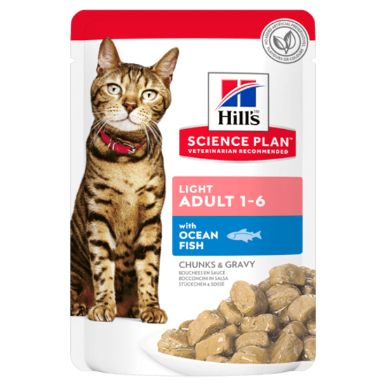Picture of Hills Adult Feline 1-6 years Ocean Fish Pouches 12 x 85g