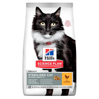 Picture of Hills Science Plan Sterilised Cat Mature Adult Chicken 10kg